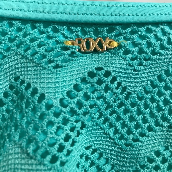 ‼️SOLD‼️ Roxy Seafoam Green Bathing Suit Crop Top - Picture 5 of 6